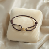 Element Bracelet with Brown Cord – Adjustable Men’s Bracelet