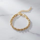Rope Chain Bracelet 4mm – Adjustable Women’s Bracelet