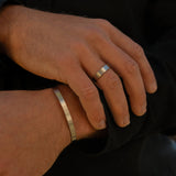 Men’s Adjustable Polished Band Ring
