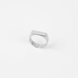 Men’s Adjustable Cuban Band Ring with Polished Finish