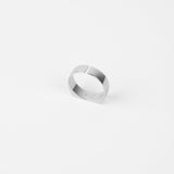 Men’s Adjustable Cuban Band Ring with Polished Finish