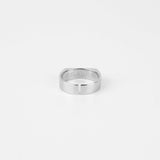 Men’s Adjustable Cuban Band Ring with Polished Finish