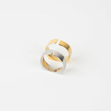 Men’s Adjustable Cuban Band Ring with Polished Finish