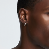 Octagon Shape Huggie Hoop Earrings 10mm – Men