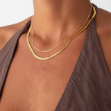 Men’s Snake Chain Necklace 3mm with Adjustable Fit