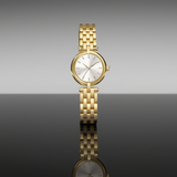 Women’s Round Stainless Steel Watch with Clean Analog Dial