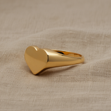 Men’s Bold Statement Ring with Smooth Polished Finish