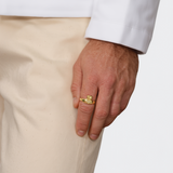 Men’s Claddagh Symbol Ring with Heart and Crown Design