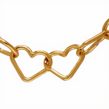 Men’s Heart Link Chain Necklace