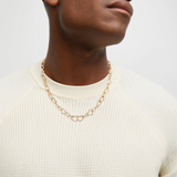 Men’s Heart Link Chain Necklace
