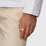 Men’s Bold Statement Ring with Smooth Polished Finish