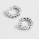Twisted Rope Huggie Hoop Earrings 10mm – Men