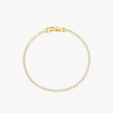 Classic Tennis-Style Bracelet with Stones – Adjustable Women’s Bracelet
