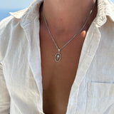 Men’s Celestial Star Pendant Necklace with Medium Chain