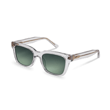 Rectangular Crystal Green Sunglasses