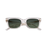 Rectangular Crystal Green Sunglasses