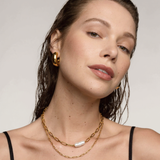 Women’s Paperclip Chain Necklace with Adjustable Length