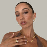 Chain Necklace for Women – Slim Rounded Chain with Adjustable Length