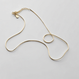Chain Necklace for Women – Slim Rounded Chain with Adjustable Length