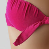 Women’s Bikini Set with Strappy Details in Pink