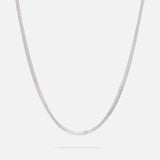 Men’s Franco Link Chain Necklace with V-Shaped Link Design