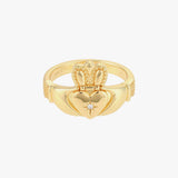 Men’s Claddagh Symbol Ring with Heart and Crown Design