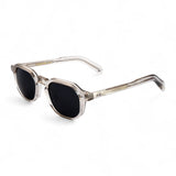 Crystal Hexagonal Polarised Sunglasses, Grey Lens