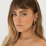 Chunky Medium Hoop Earrings 25mm – Women