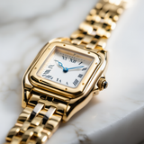 Women’s Square Stainless Steel Watch with Minimalist Dial