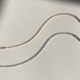 Classic Tennis-Style Bracelet with Stones – Adjustable Women’s Bracelet