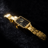 Women’s Square Stainless Steel Watch with Modern Analog Design