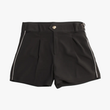 Men’s Tailored Swim Shorts in Black with Mid-Length Fit